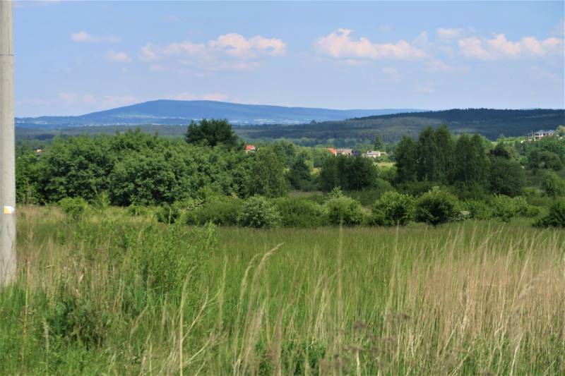 Widok z Kielc na Łysicę