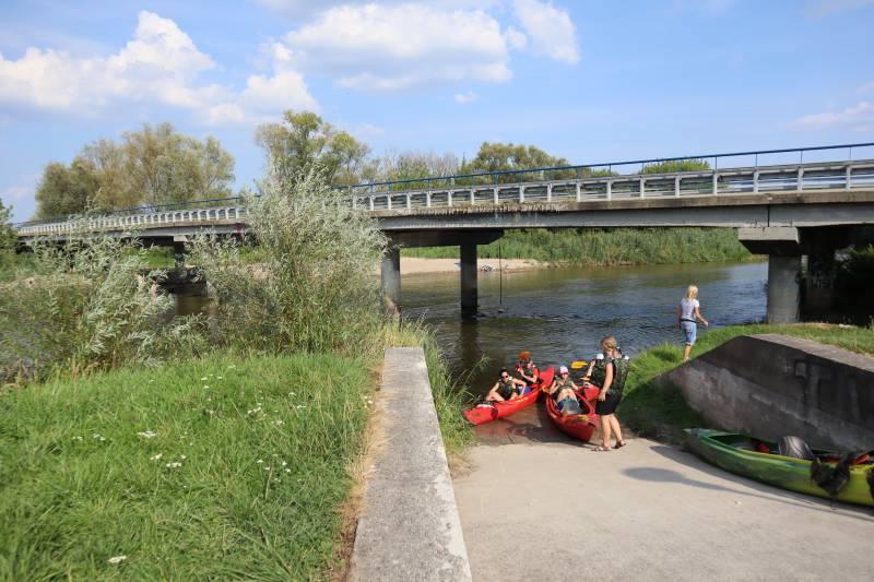 Przystań kajakowa i kamperowa w Chrobrzu 